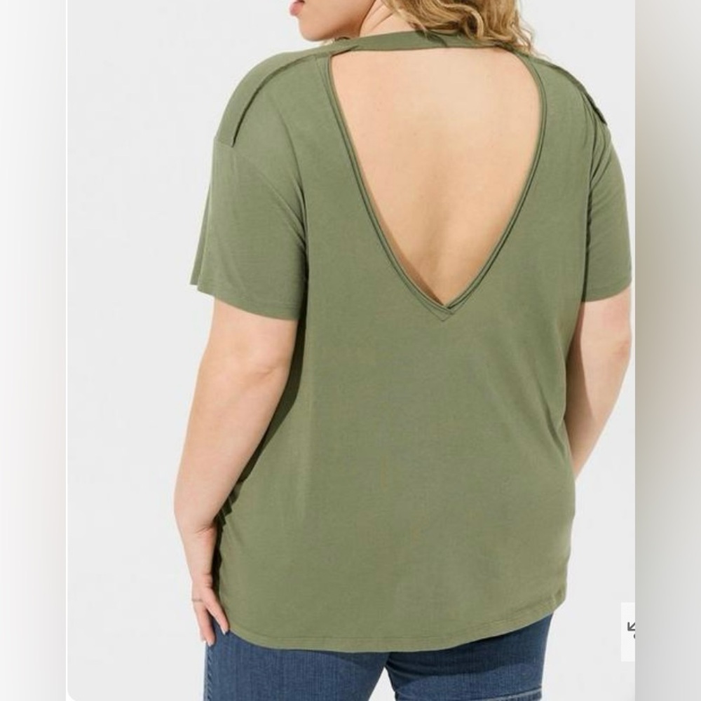 Torrid Floral Desert Relaxed Fit Heritage Jersey Distressed Tee Size 1X - Picture 4 of 4